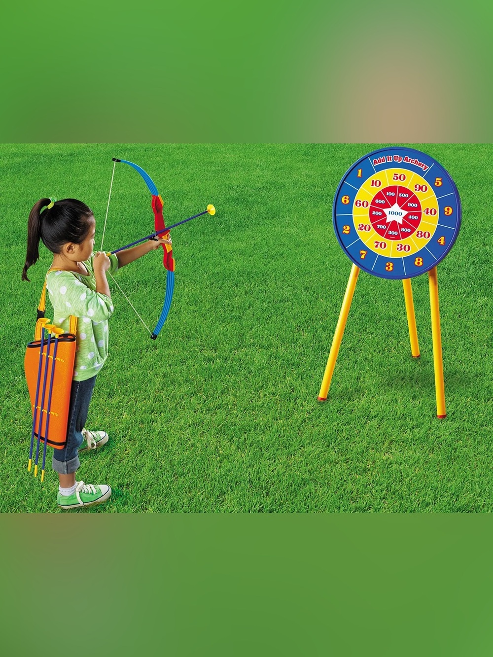 NWT! ADD IT UP ARCHERY SET with all items shown (no bow)